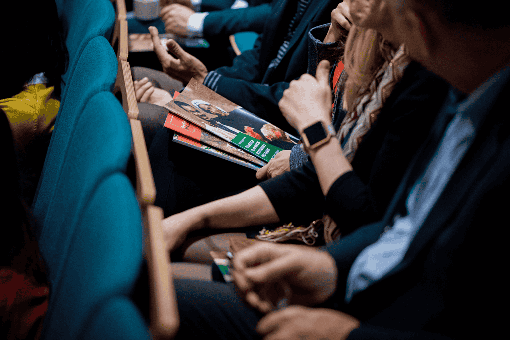 People attending lecture