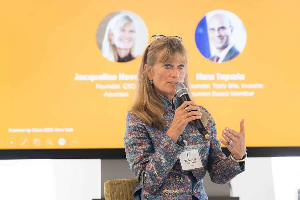 Jacqueline Novogratz speaks at fireside chat