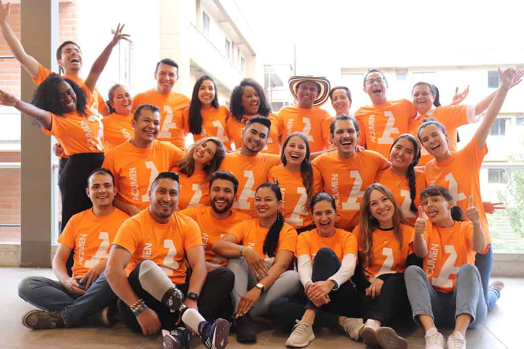 A gathering of Colombia fellowship members