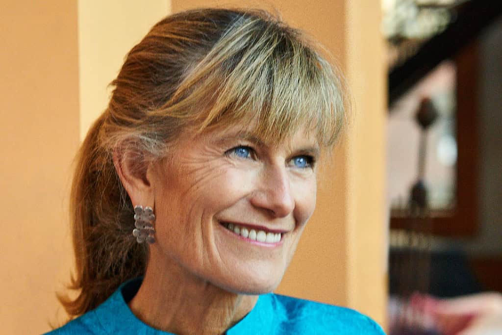 Jacqueline Novogratz smiles