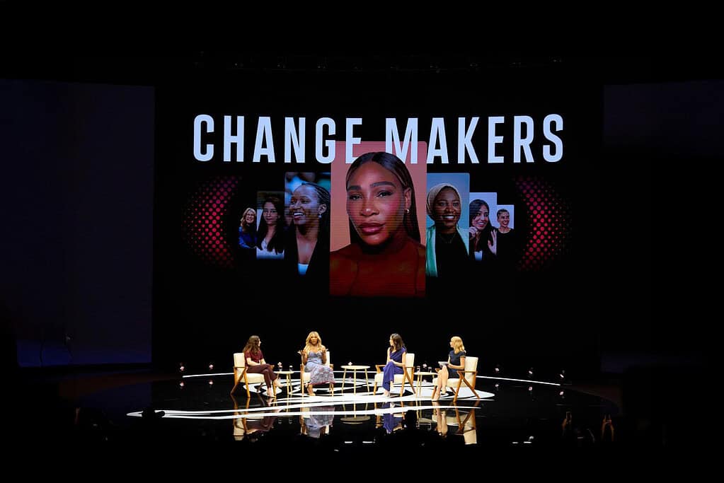 Serena Williams speaks at the 2025 Cannes Lions International Festival of Creativity