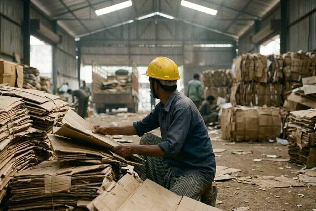 Person working in factory